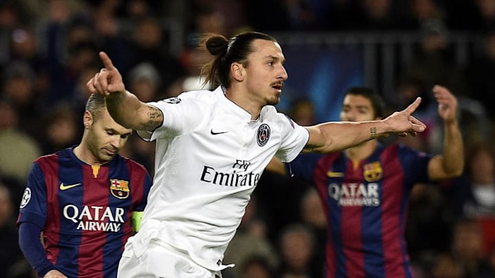 Ibrahimovic jugó con y contra el FC Barcelona con el PSG