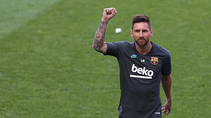 Lionel Messi a fait son retour avec le Barça. Lionel Messi a fait son retour avec le Barça.
