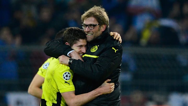Robert Lewandowski & Jurgen Klopp Robert Lewandowski & Jurgen Klopp