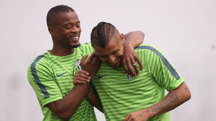 Patrice Evra e Arturo Vidal, Juve Patrice Evra e Arturo Vidal, Juve