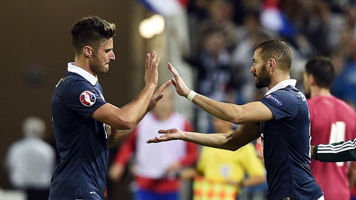 Olivier Giroud & Karim Benzema Olivier Giroud & Karim Benzema