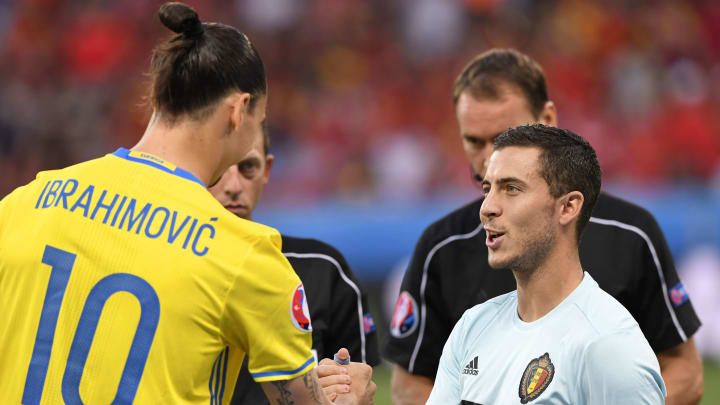 Ibrahimovic y Hazard Ibrahimovic y Hazard