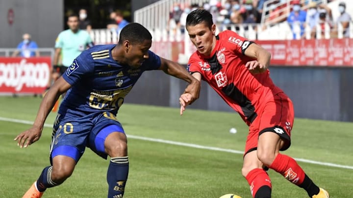 Pierre-Gabriel (ici à gauche face à Dijon) a été rayonnant face à Lille