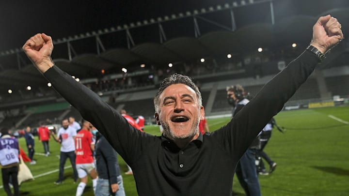 Galtier esulta Galtier esulta