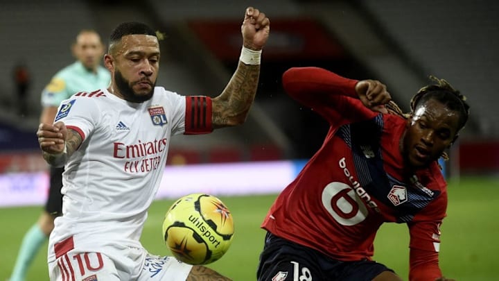 Lyon Lille PSG Ligue 1 Memphis Depay 