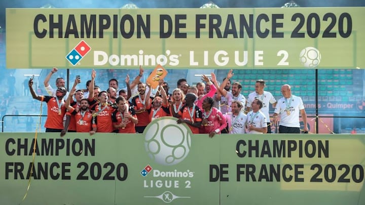 Lorient celebra su campeonato