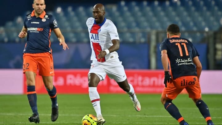 Danilo Pereira ressort ici le ballon contre Montpellier.