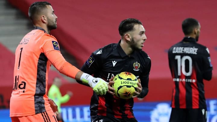 Amine Gouiri a inscrit le seul but de son équipe.