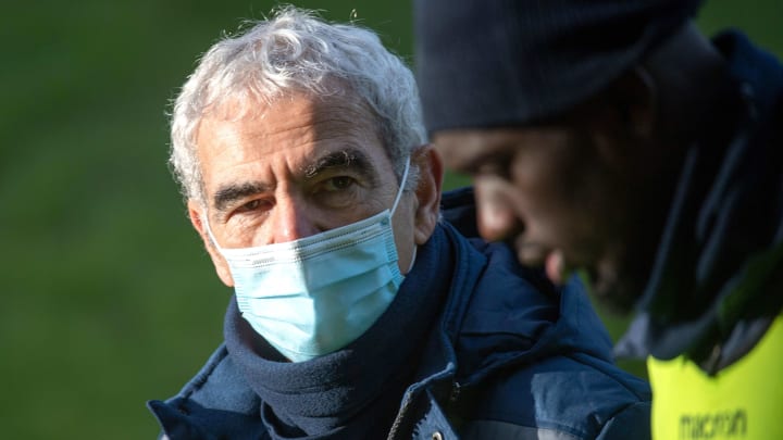 Raymond Domenech a dirigé sa première séance avec le FC Nantes mercredi. 