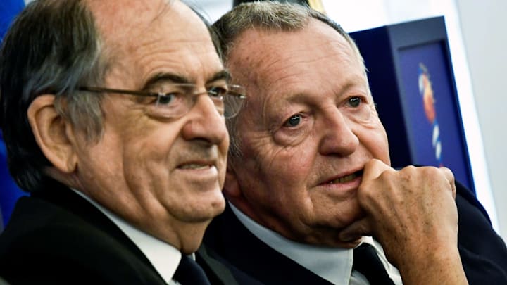 Jean-Michel Aulas, président de l'OL et Noël Le Graët président de la FFF Jean-Michel Aulas, président de l'OL et Noël Le Graët président de la FFF