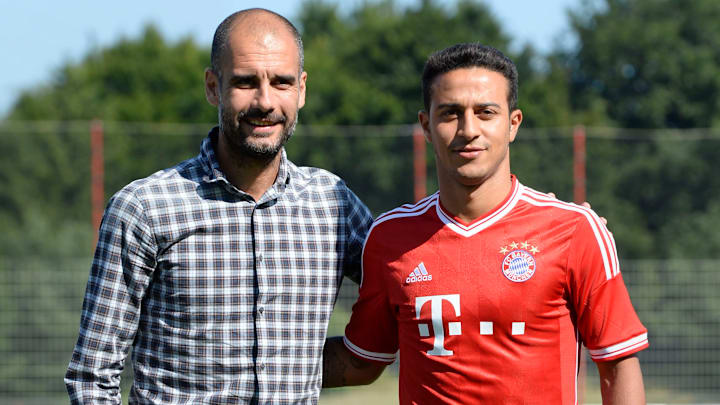 Pep con Thiago Pep con Thiago