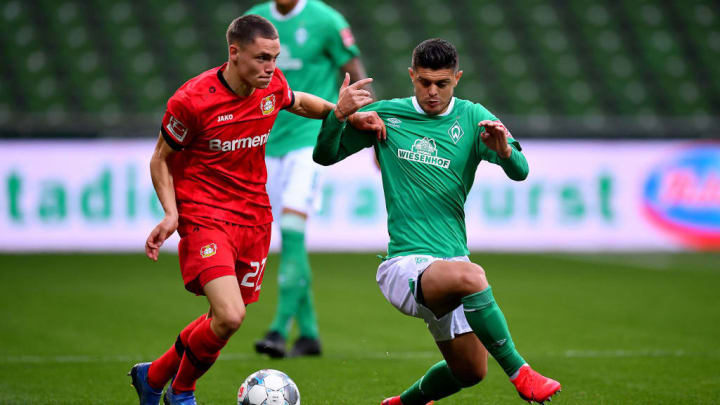 Florian Wirtz (17) bei seinem Bundesliga-Debüt gegen Werder 