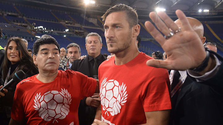 Totti e Maradona