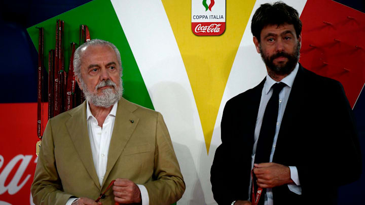Aurelio De Laurentiis e Andrea Agnelli, Napoli-Juve Aurelio De Laurentiis e Andrea Agnelli, Napoli-Juve