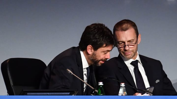 Andrea Agnelli e Aleksander Ceferin Andrea Agnelli e Aleksander Ceferin