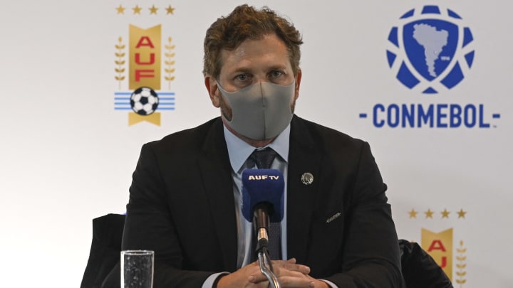 FBL-URUGUAY-CONMEBOL-LIBERTADORES-SUDAMERICANA - Alejandro Domínguez, presidente de la CONMEBOL. FBL-URUGUAY-CONMEBOL-LIBERTADORES-SUDAMERICANA - Alejandro Domínguez, presidente de la CONMEBOL.