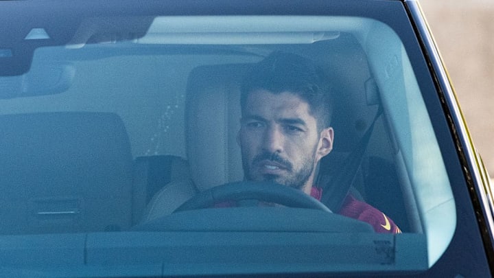 FC Barcelona Players Arrive For Training