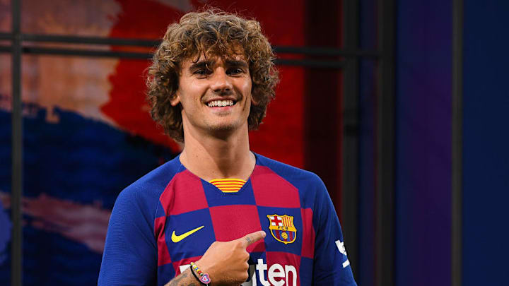 FC Barcelona Unveil New Player Antoine Griezmann
