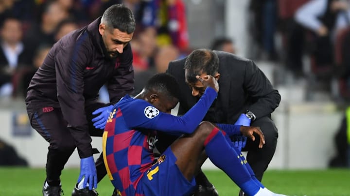 Dembelé se lesionó ante el Borussia Dortmund