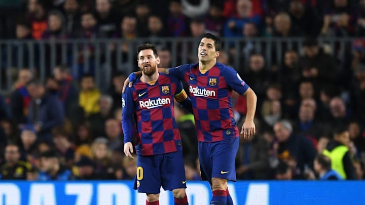 Luis Suárez y Messi
