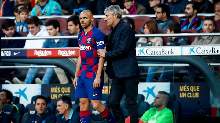 Martin Braithwaite, Quique Setien