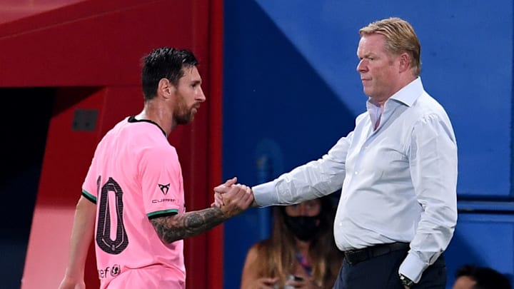 Lionel Messi & Ronald Koeman