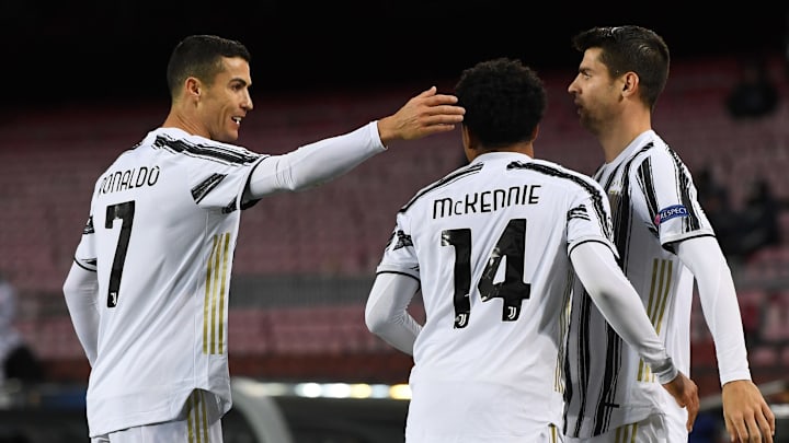Cristiano Ronaldo, McKennie e Morata Cristiano Ronaldo, McKennie e Morata