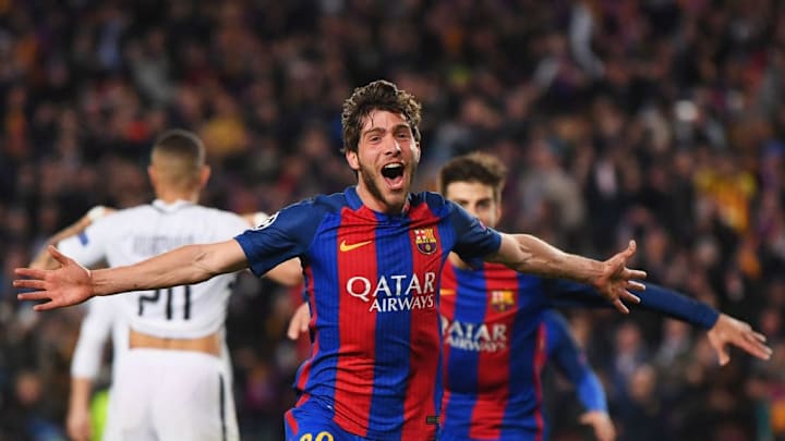 Sergi Roberto hizo el gol de la remontada al PSG