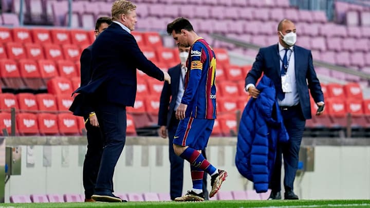 Lionel Messi, Ronald Koeman