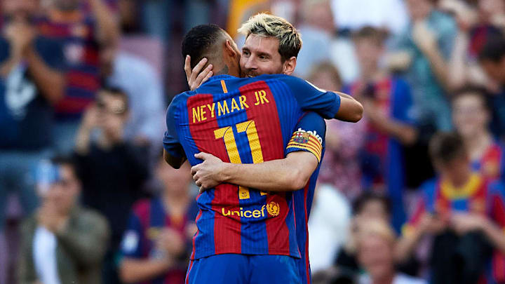 Neymar y Messi en el FC Barcelona