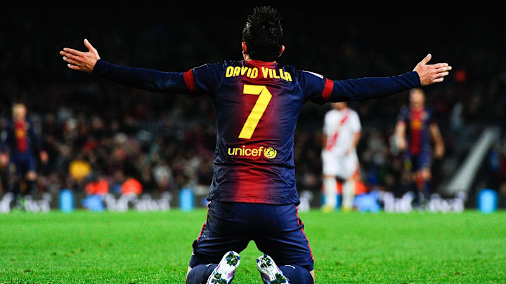 Villa, el 7 del Barça y de España
