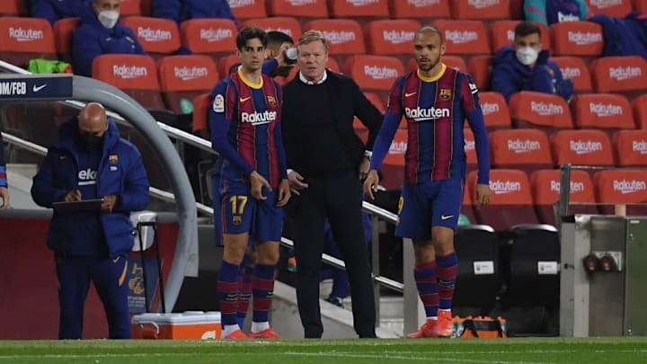 Ronald Koeman, Trincao, Martin Braithwaite