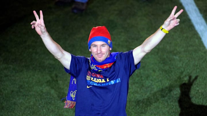 FC Barcelona's Argentinian Leonel Messi
