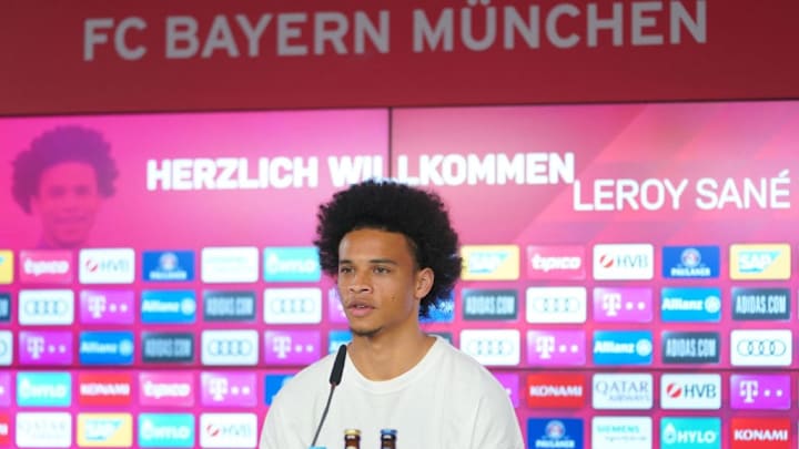 FC Bayern Muenchen Unveils New Signing Leroy Sane