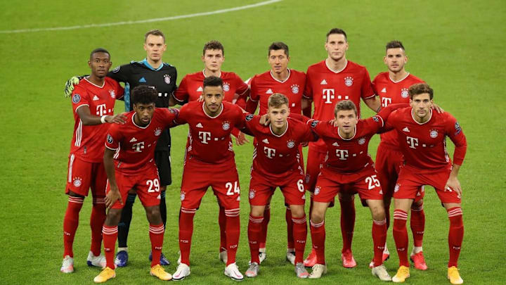 David Alaba, Manuel Neuer, Benjamin Pavard, Robert Lewandowski, Niklas Süle, Lucas Hernández - Soccer Player, Kingsley Coman, Corentin Tolisso, Joshua Kimmich, Thomas Mueller, Leon Goretzka