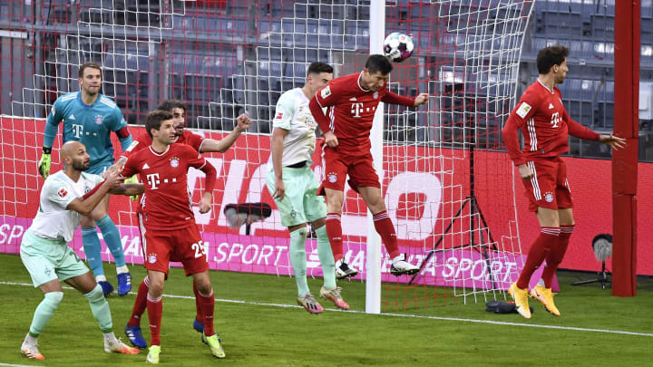 Bayern Munich were held to a 1-1 draw by Werder Bremen