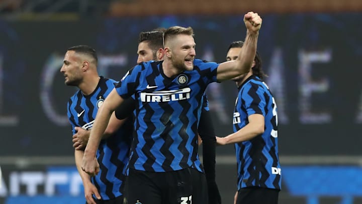 L'esultanza di Skriniar 