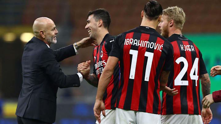 Con Pioli, Ibra e Kjaer