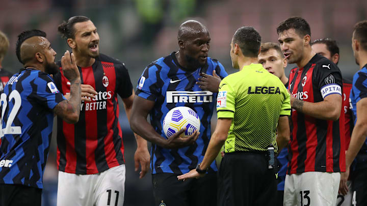 Inter e Milan, durante il quarto di Coppa Italia