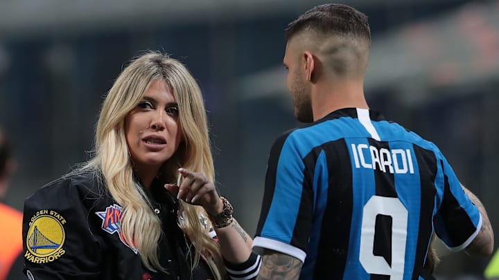 Wanda Nara e Mauro Icardi ai tempi dell'Inter