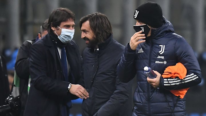Antonio Conte e Andrea Pirlo