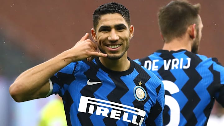 L'esultanza di Achraf Hakimi