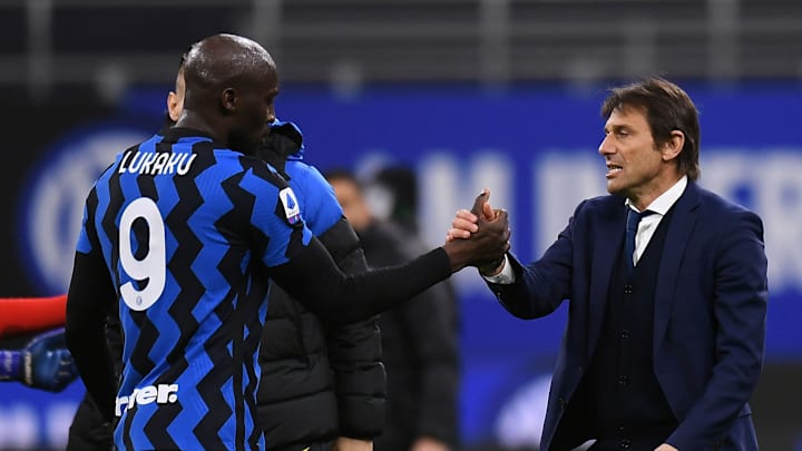 Lukaku y Conte Lukaku y Conte