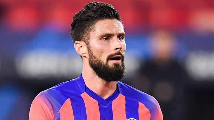 Giroud a inscrit un quadruplé contre Seville en Ligue des Champions