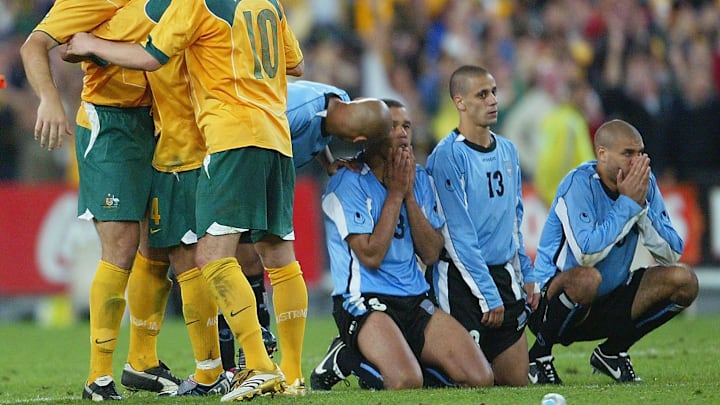 Mark Viduka, Tim Cahill, Harry Kewell