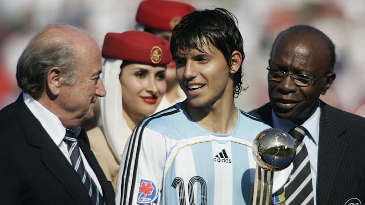 FIFA President Sepp Blatter (L) and FIFA...