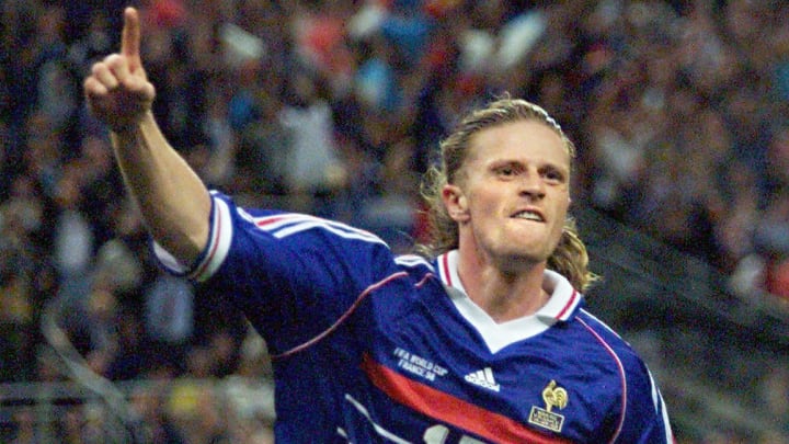 Emmanuel Petit a inscrit le troisième but des Bleus face au Brésil en 1998.
