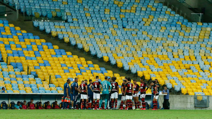 Flamengo v Portuguesa Play the Carioca State Championship With Closed Doors as a Precautionary