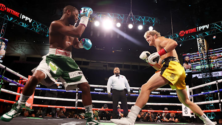 Floyd Mayweather Jr.  y Logan Paul se enfrentaron en Florida