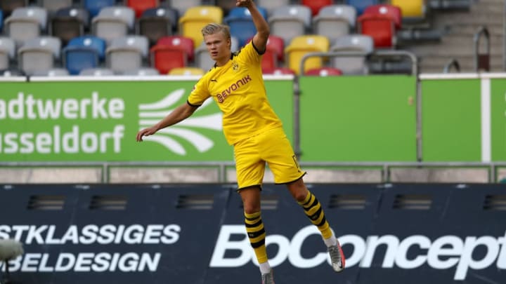 Haaland giúp Dortmund thắng kịch tính Dusseldorf ở vòng 31 Bundesliga Haaland giúp Dortmund thắng kịch tính Dusseldorf ở vòng 31 Bundesliga